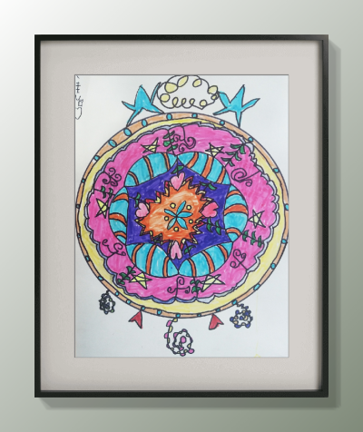 少兒創意美術萬花筒圖案設計 激發想象力與藝術潛能